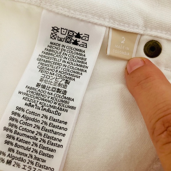 MICHAEL KORS white jeans ankle or shorter size 2 - Picture 6 of 9